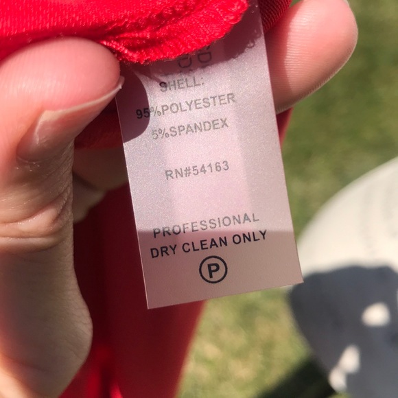 Calvin Klein red long dress - Picture 7 of 7